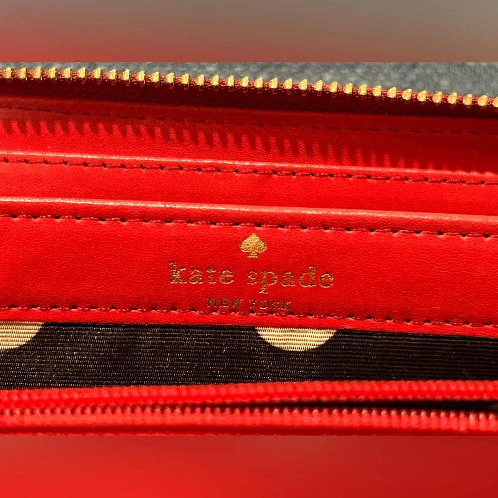 Kate Spade Glossy Red Wallet